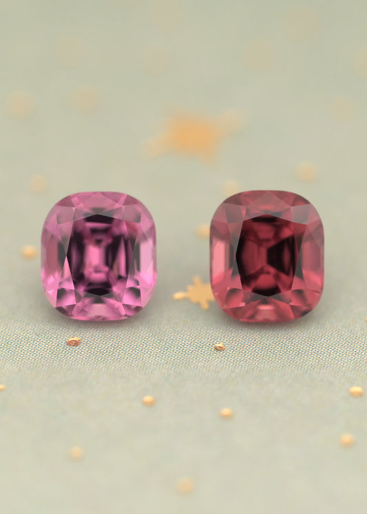 Mismatch Garnet pair 1.95ct