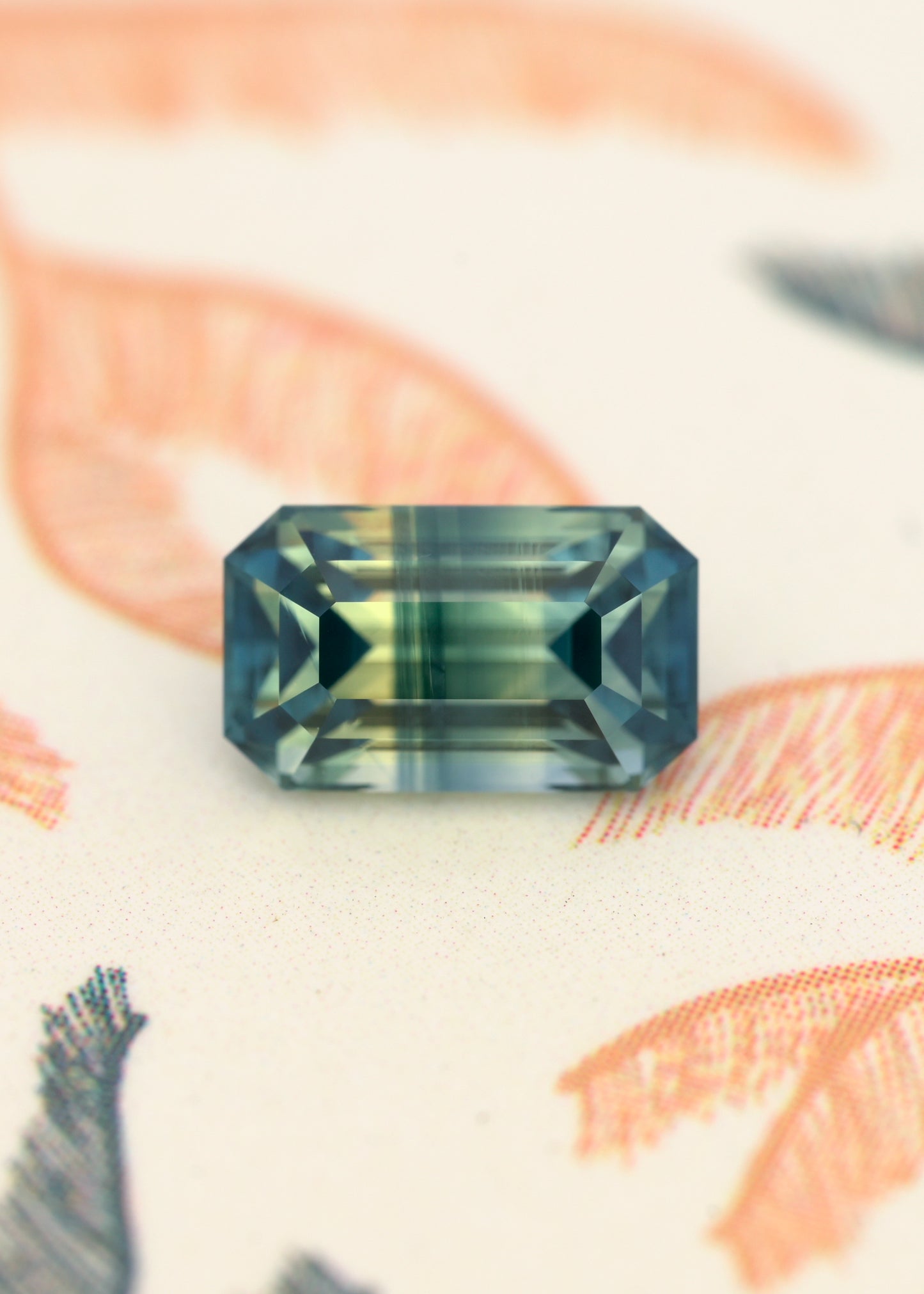 Parti-color Sapphire 1.04ct