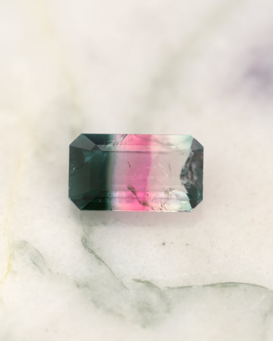 Tri-color Tourmaline 1.01ct